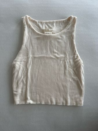 Croptop, weiss, Gr. S