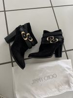 Schwarze Wildleder Stiefeletten Jimmy Choo 38½