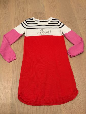 Pullover Kleid Gr. 140