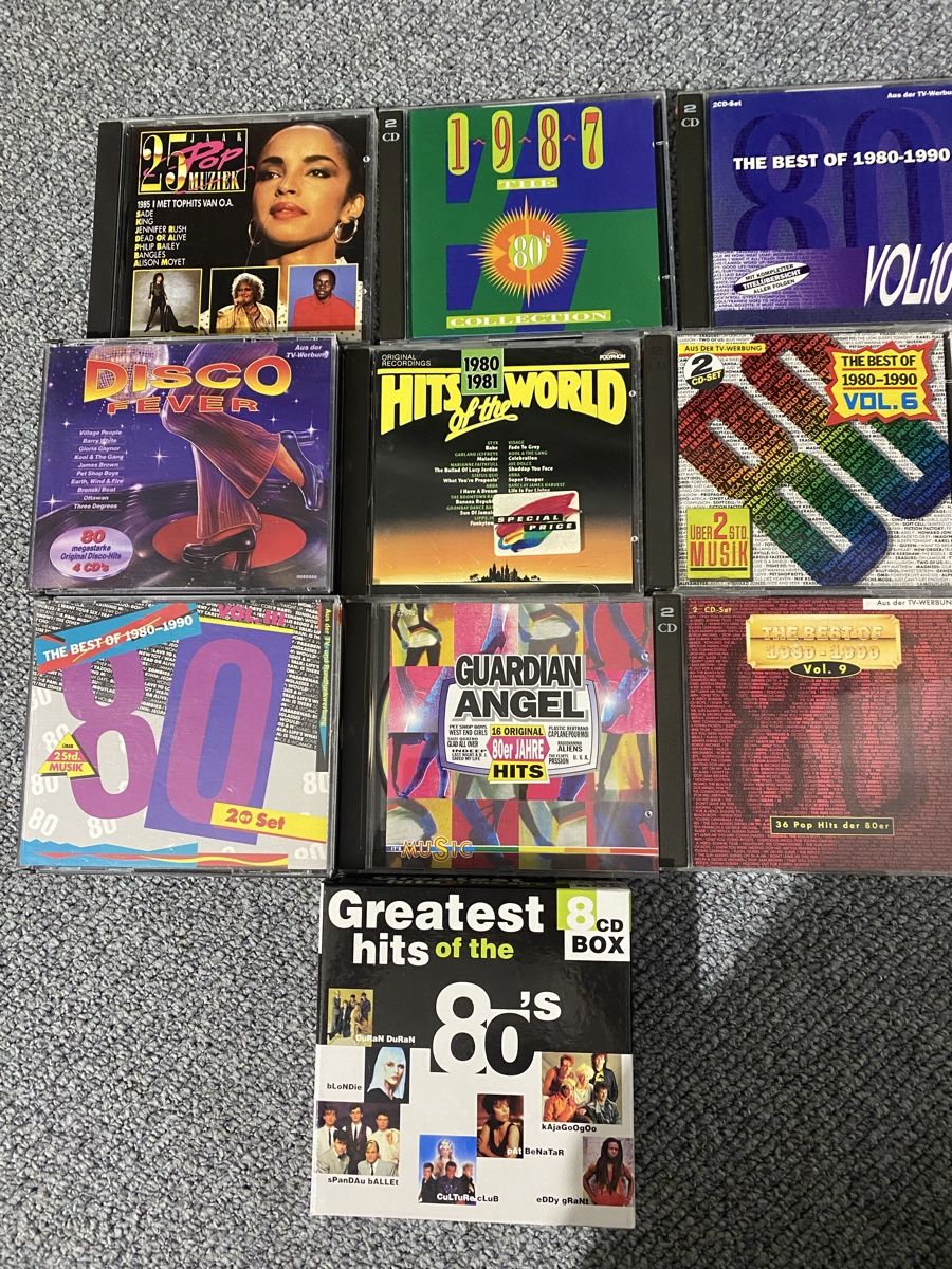 CDs: Posten Doppel CD 80‘s – Gebraucht aus Diessbach b. Büren von cowansville