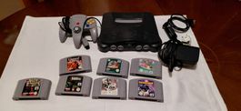 Nintendo 64 inkl HDMI Adapter / Spieleset inkl Super Mario