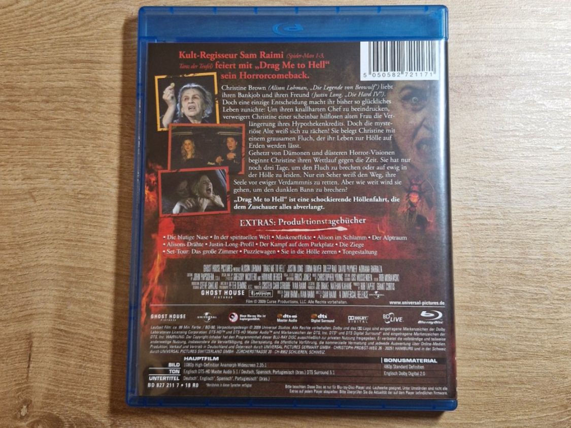 Tutti i DVDs: Drag me to Hell (2009) Bluray – Usato da Pfungen venduto da Whitie 1