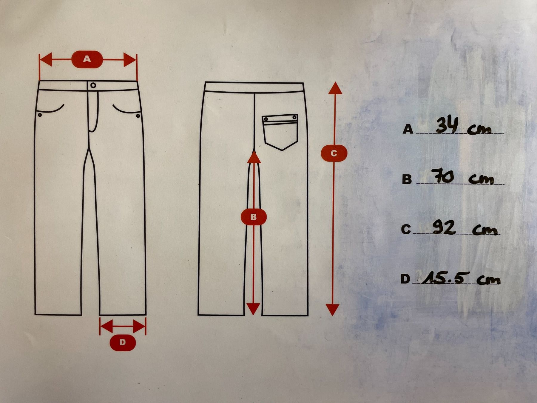 Benetton Pantaloni: BENETTON Pantalon moutarde – Usato da Lausanne venduto da PlusValue_Lausanne 3