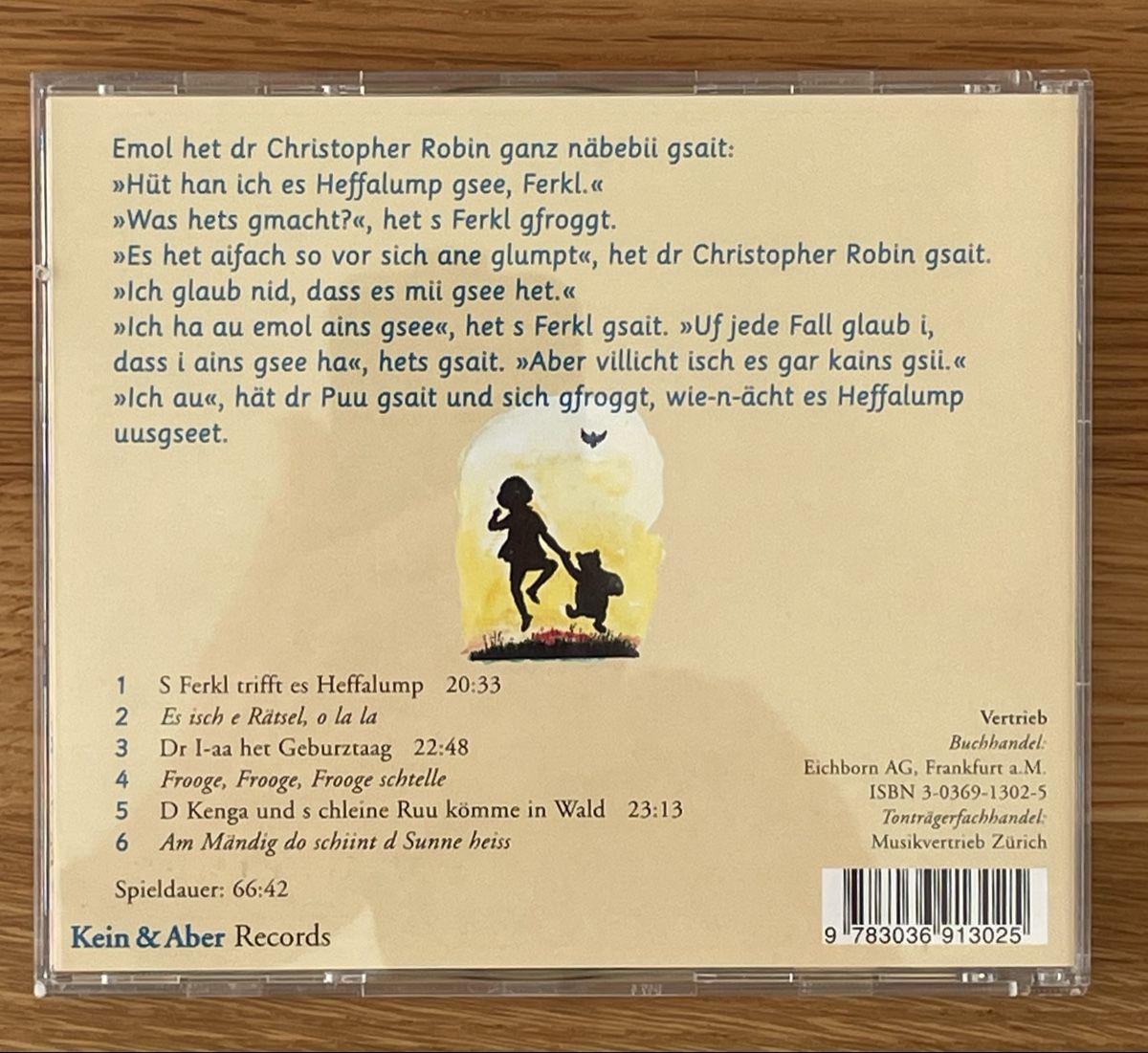 CDs: Pu der Bär - S Ferkl trifft es Heffalump – Gebraucht aus Eglisau von felix_ch 1