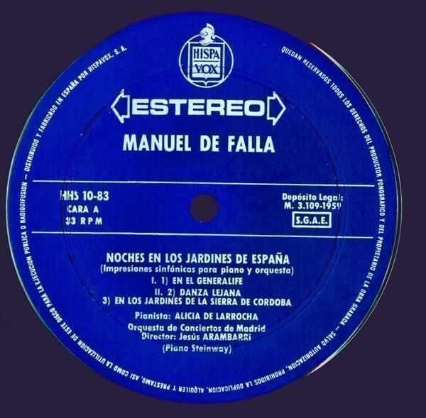 Dischi in vinile: Manuel de Falla - El amor brujo Vinyl LP – Usato da Genève venduto da Cockattoo 2