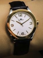 NEU! Elegante Optima Uhr,PVD-Gold, 2J.Garantie,Zertifikat 