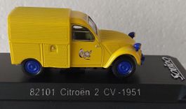 Citroën  2CV  - 1951 -  MICHELIN  -  Solido - 1/43