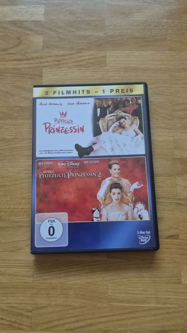 Tutti i DVDs: Plötzlich Prinzessin 1 & 2 - DVD – Usato da Basel venduto da svonscha