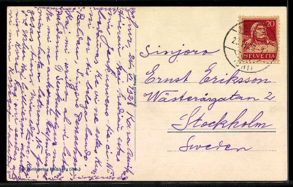 Cartes postales: AK Arosa, Ortsansicht – D'occasion à Berlin par bartko-reher 1