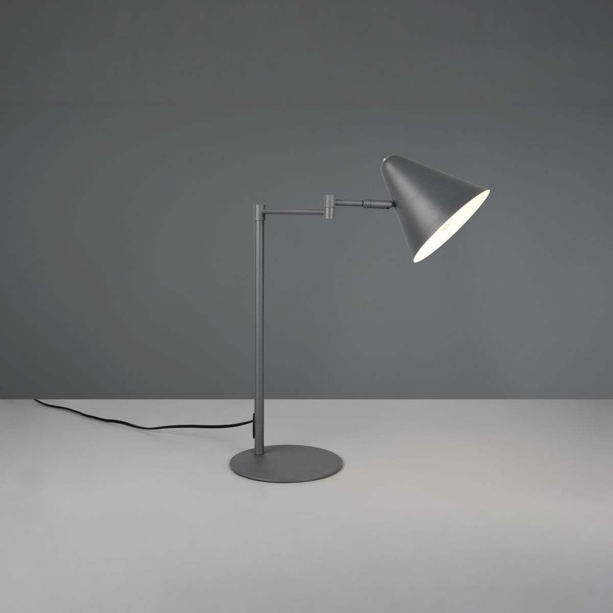 Lampade: Tischleuchte, Anthrazit, 51 cm Höhe – Nuovo (secondo la descrizione) da Kreuzlingen venduto da Smart-Light