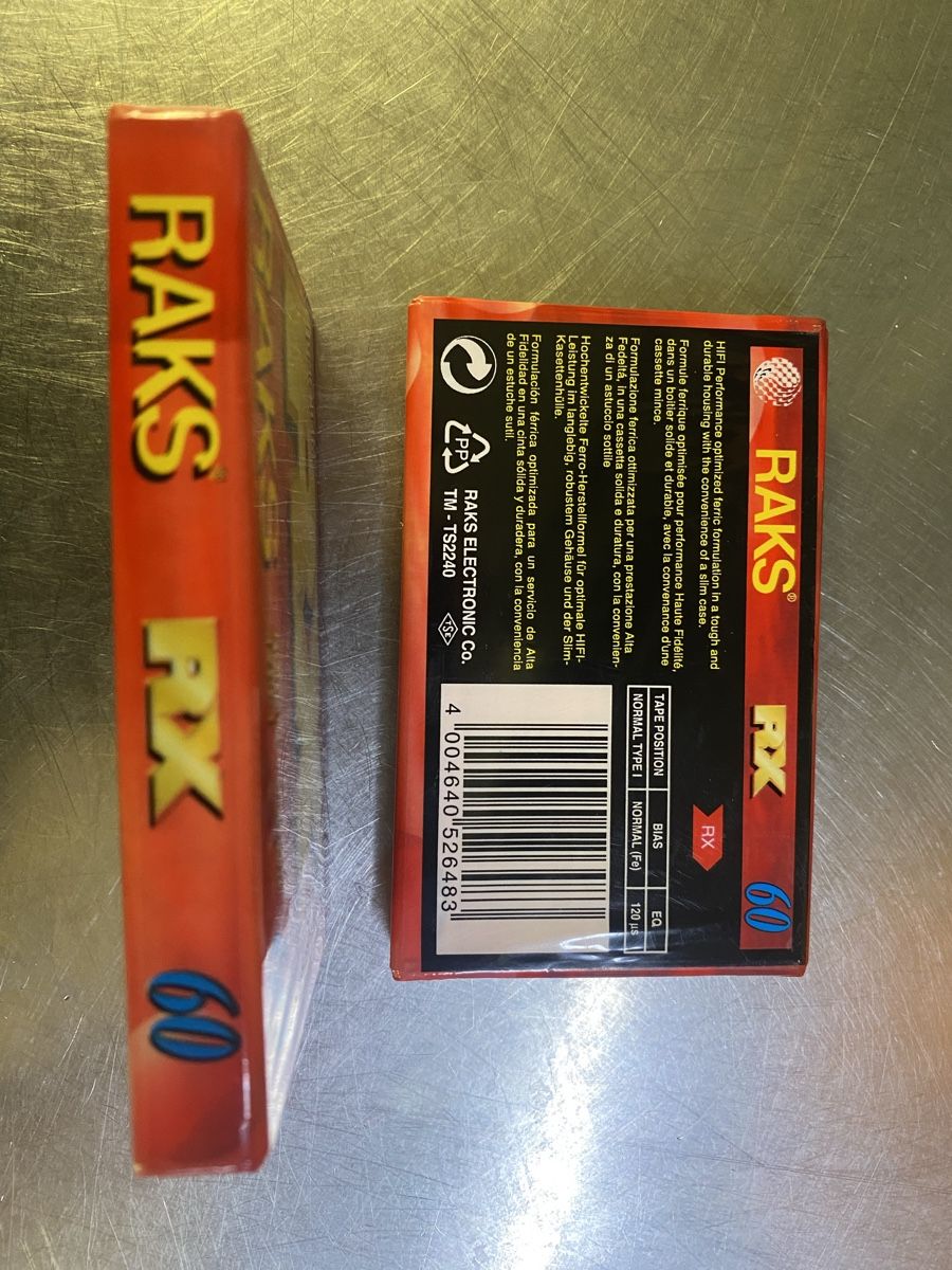 Musicassette: RAKS RX 60 Cassette – Nuovo e nell'imballaggio originale da Wallisellen venduto da nick_1976blu 1