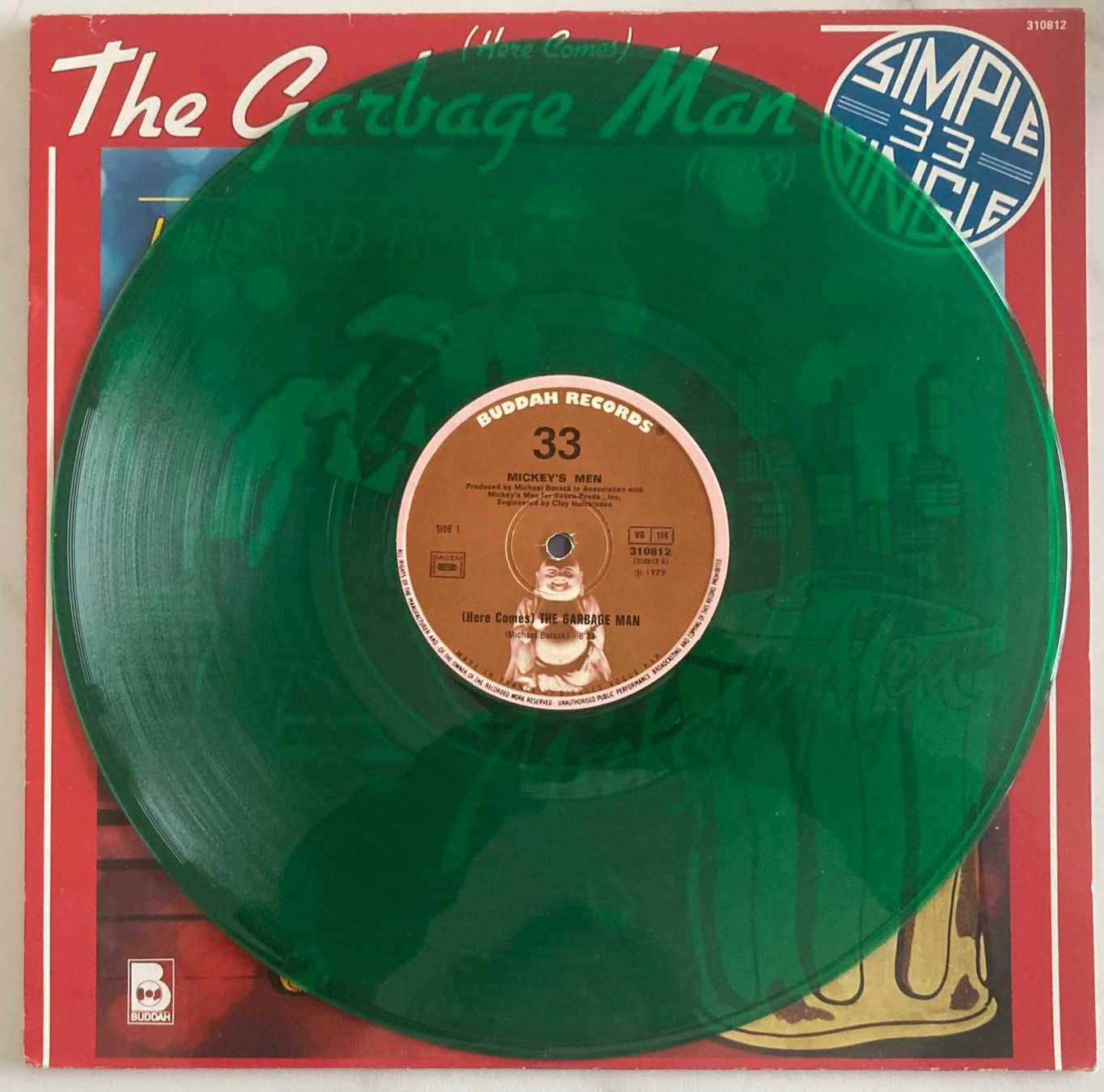 Dischi in vinile: MICKEY'S MEN - (HERES COMES) THE GARBAGE MAN – Usato da Poliez-Pittet venduto da Newtown-Records