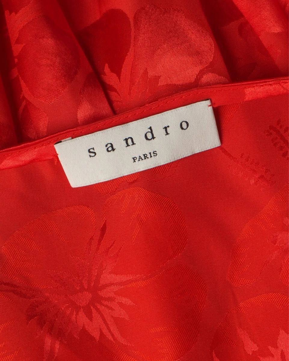 Sandro Vestiti: SANDRO red silk dress XS/34 – Nuovo (secondo la descrizione) da Zürich venduto da Angela_Fashion_Lover 7