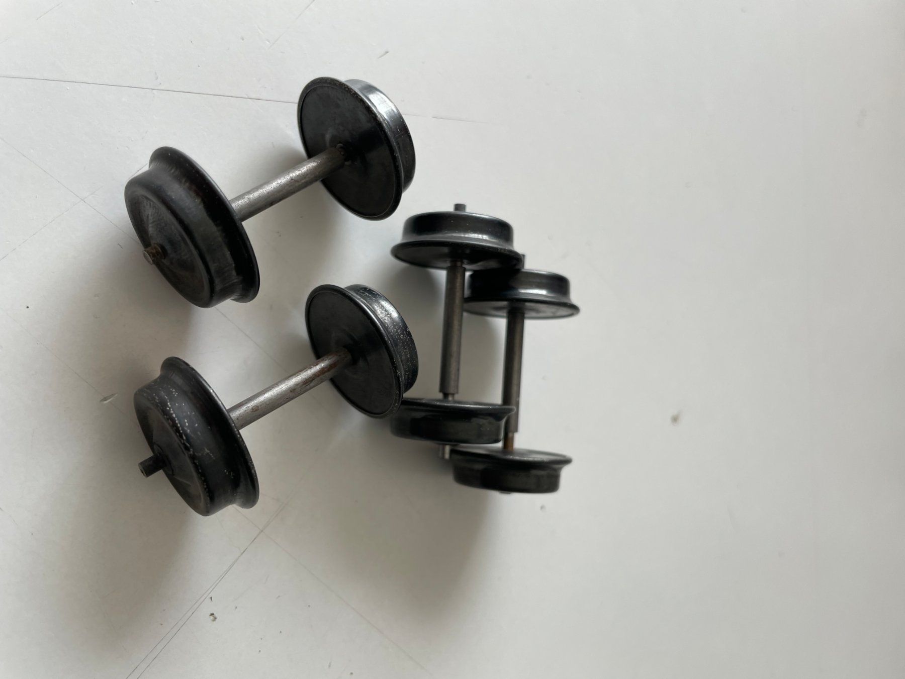 Modellini di ferrovie: Räder/Achsen Tinplate Spur0 – Usato da Lausen venduto da Re4649
