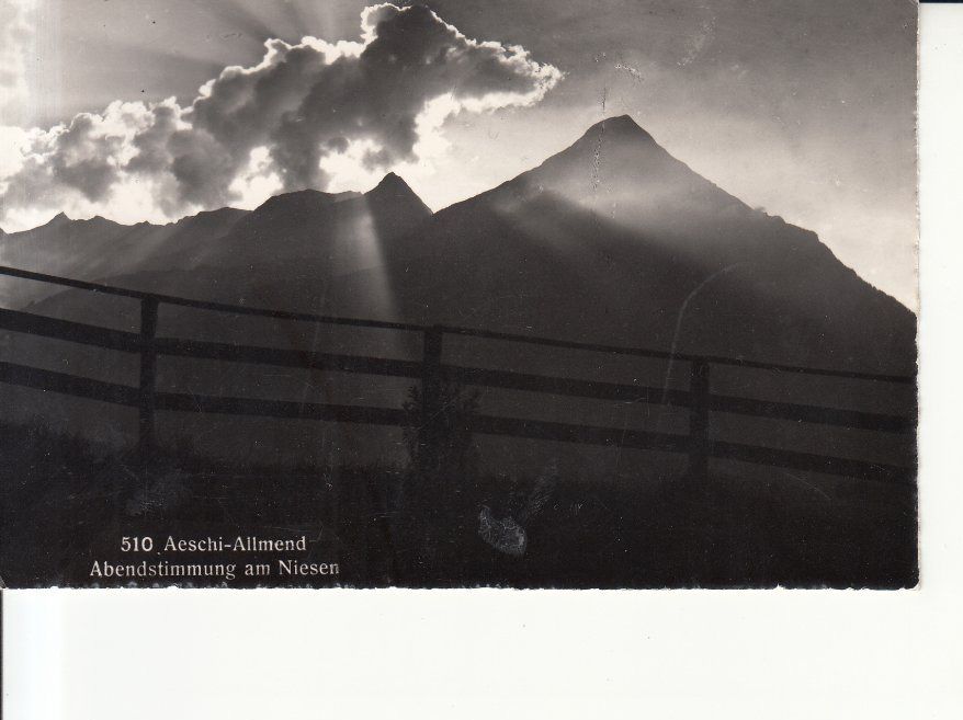 Cartoline postali: Aeschi Allmend 1962 – Usato da Bürglen TG venduto da StampGraf