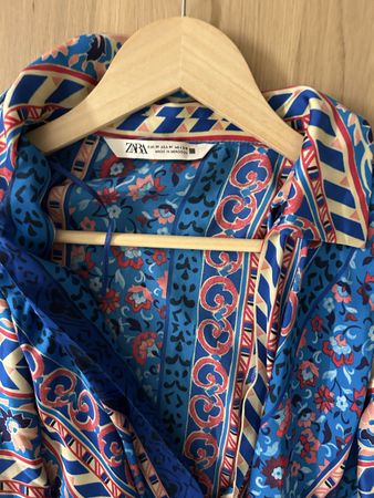 Set Hose und Bluse farbig Zara