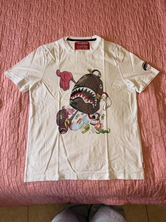 T-shirt blanc Sprayground taille M