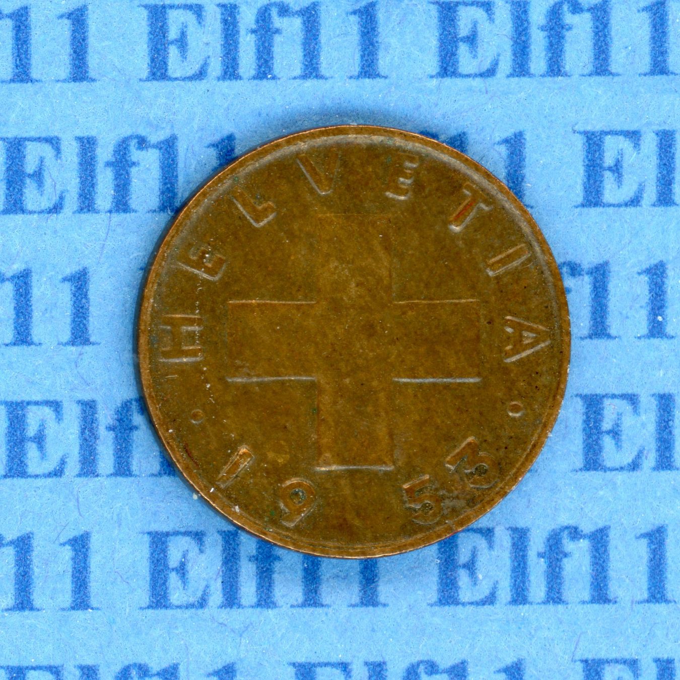 Tutti le monete: CHF___0.01 1953 vz 1 Rappen – Usato da Widnau venduto da Elf11