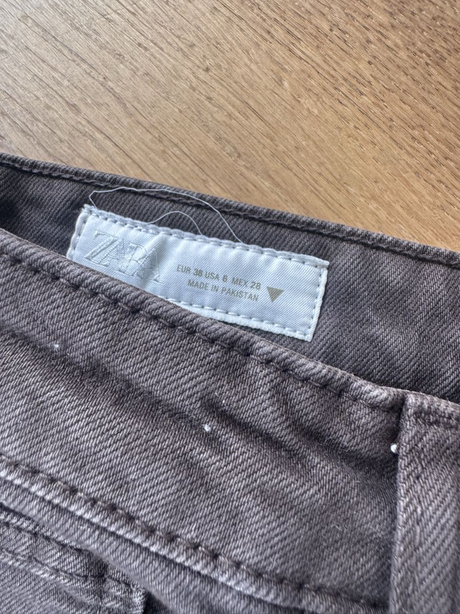Zara Jeans: ZARA Flared Jeans Mini Flare in braun knöchellang Gr.38 – Nuovo (secondo la descrizione) da Altendorf venduto da PiaLang 3
