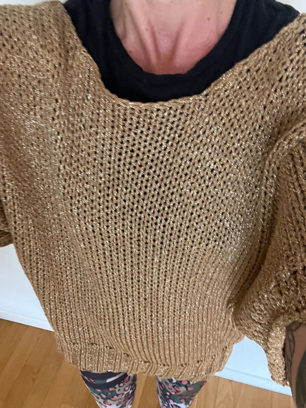 Maglioni & Felpe: BIMBA Y LOLA Gold  metallic Strick Pullover oversized – Nuovo (secondo la descrizione) da Zürich venduto da kleinesgrau 6