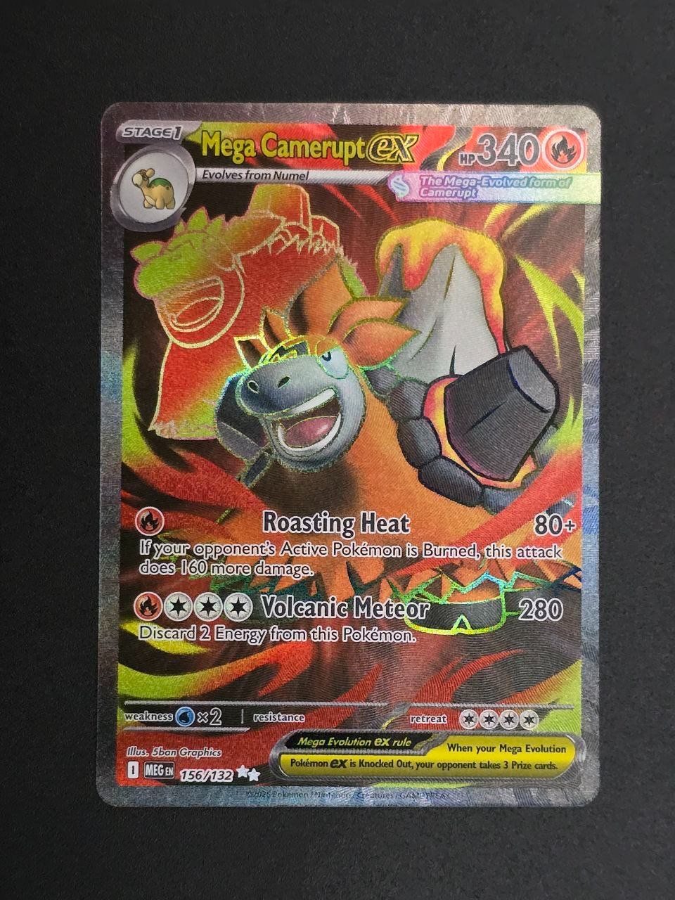 Pokémon Cartes à collectionner: Mega Camerupt Ex #156 Mega Evolution MEG NM / 🇬🇧 – D'occasion à COINTRIN par sanctuary-collectors