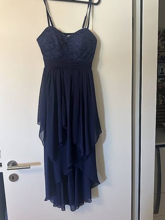 Abendkleid in Marine blau Grösse S/M