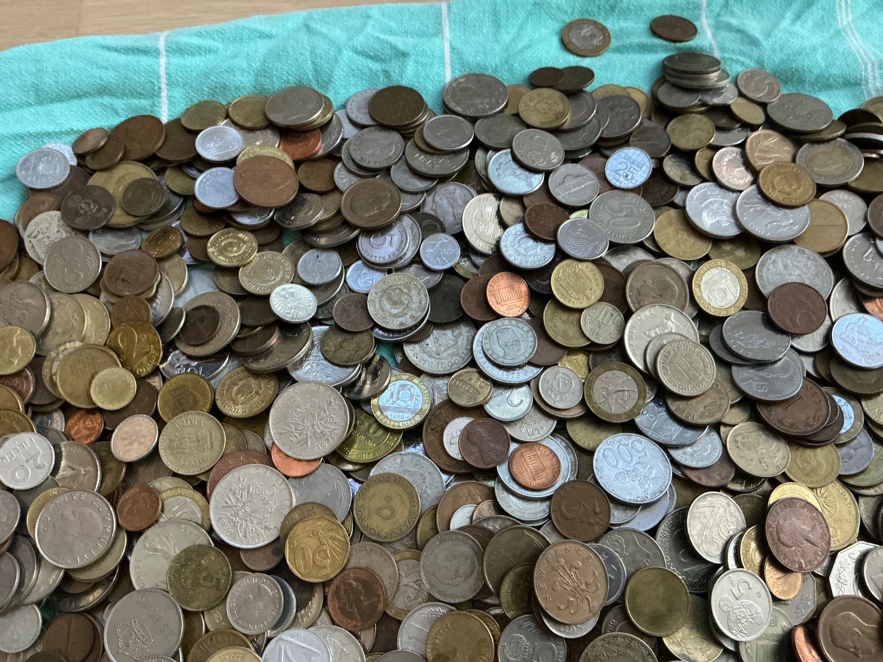Alle Münzen: 9 Kg weltweit Lot G – Gebraucht aus Dietikon von Numi2000 3