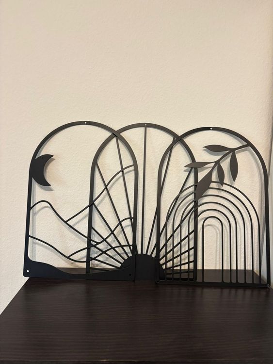 Moderne Wanddeko aus Metall, neuwertig, Frühlingsdeko! (Gebraucht) in