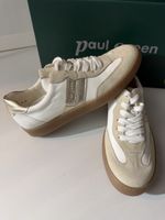 Baskets Paul Green cuir/daim beige blanc taille 37,5 neuves
