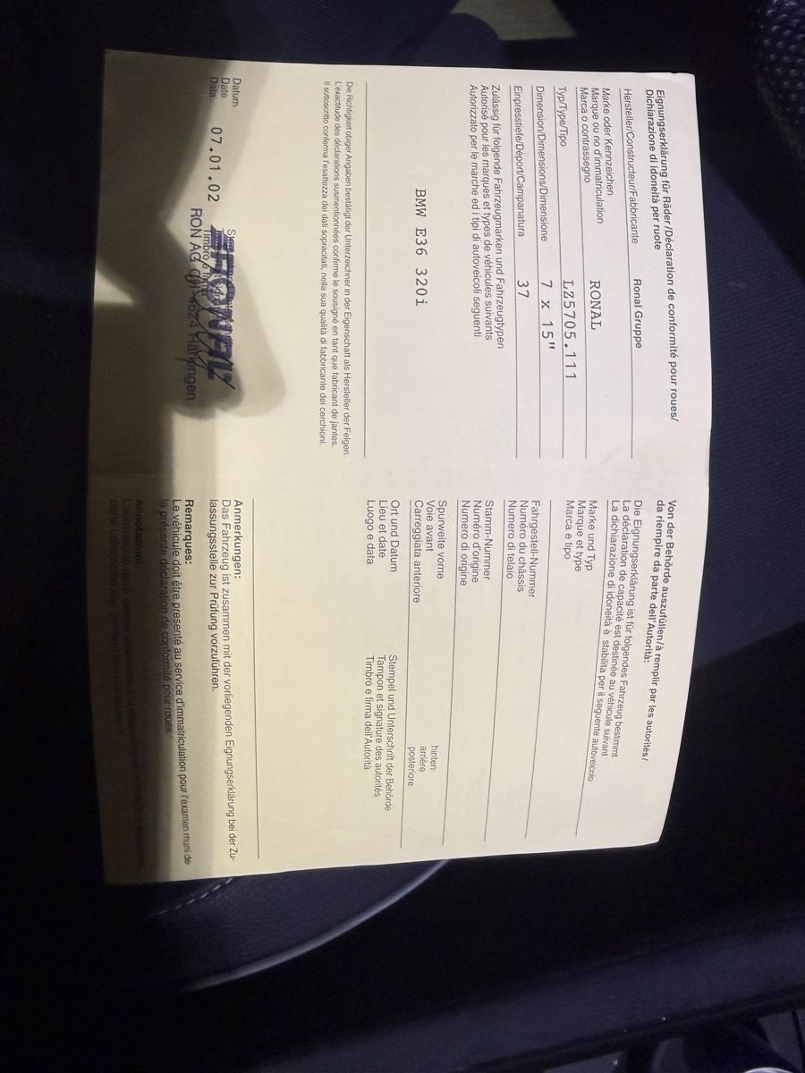 Cerchioni: BMW 15Zoll Felgen – Usato da Mellingen venduto da To1998 3
