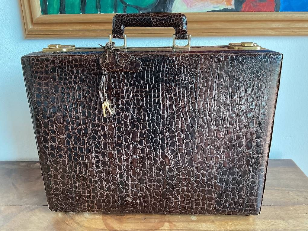 Valigie & Borse: Borsa valigetta porta documenti pelle coccodrillo  – Usato da Gudo venduto da ele_7h2r