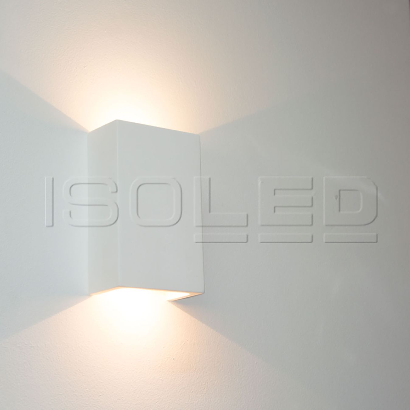 Lampade: LED Wandleuchte, Gips, 16 cm x 10 cm – Nuovo (secondo la descrizione) da Kreuzlingen venduto da Smart-Light 2