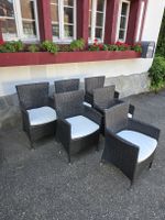 Gartenstühle, 6 Stück