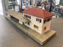 Vintage Faller H0 Bahnhof Holz