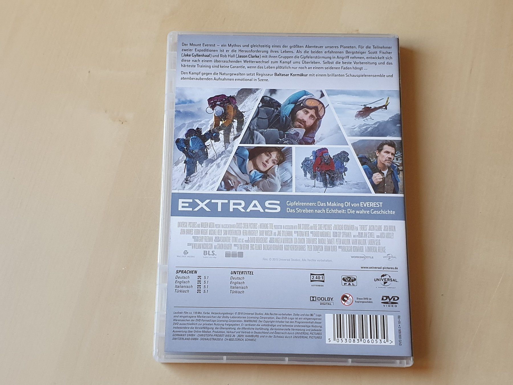 Tous les DVDs: Everest – D'occasion à Stansstad par collectorsshop 1