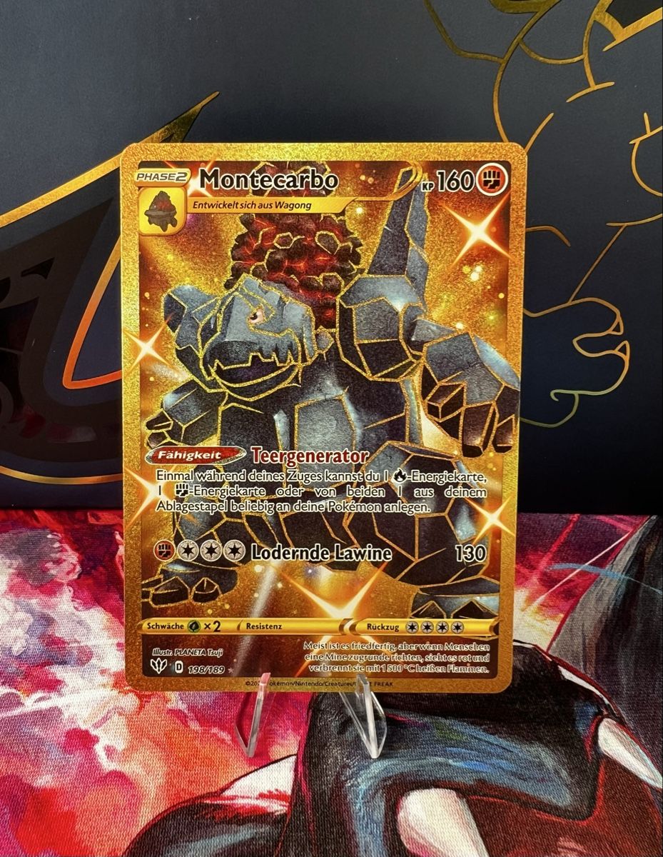 Pokémon Cartes à collectionner: Pokémon Montecarbo # 198/189 DE – Neuf (Voir description) à Wädenswil par TaSch77