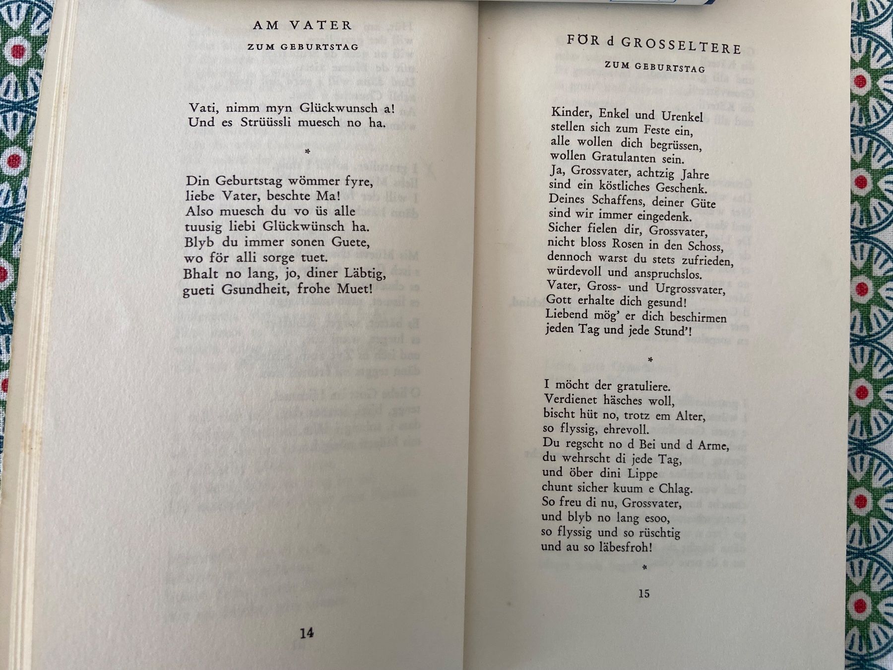 Libri: Mer gratuliered Martha Peterli Verse div.  Anlässe – Usato da Luzern venduto da waterfront1 1