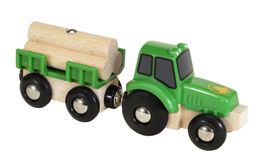 Brio Holz Traktor mit Ladung
