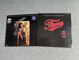 Fame & Flashdance Soundtrack LPs – Guter Zustand – für Samml