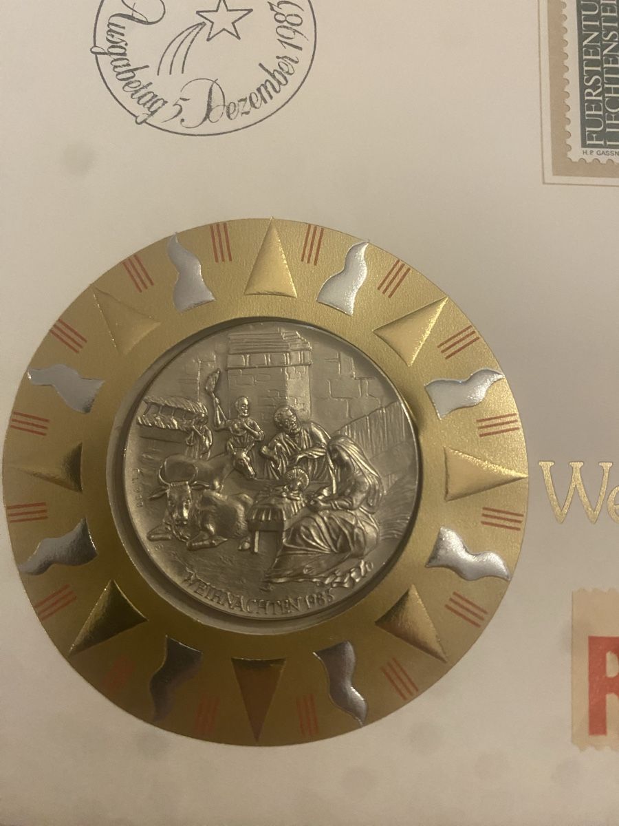 Medaglie: Numisbrief Weihnachten 1982 Silber 18 Gramm – Nuovo (secondo la descrizione) da Muralto venduto da Alex1912 1
