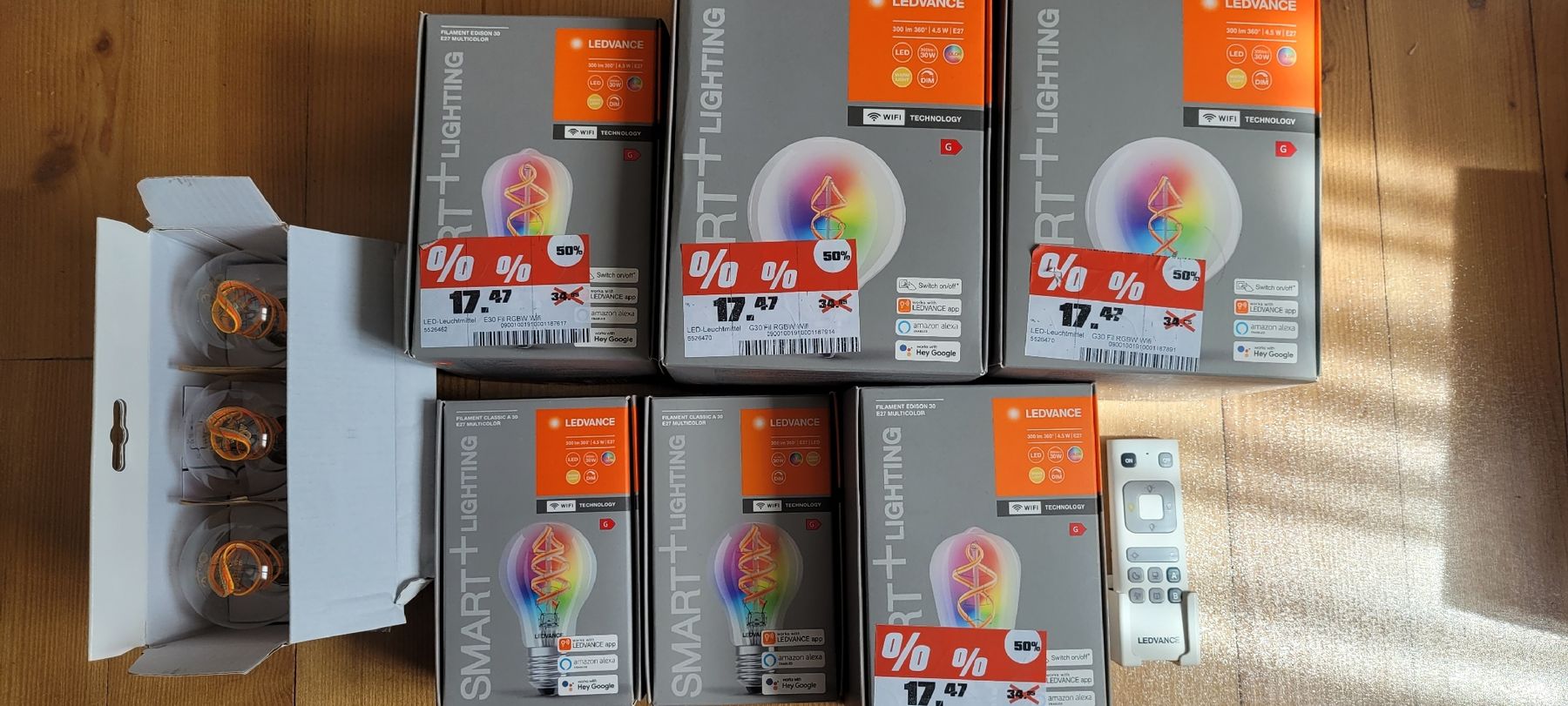 Lampen: LEDVANCE SMART+ LIGHTING Filament LED E27 neu – Neu (gemäss Beschreibung) aus Mastrils von csbeko 1