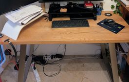 Wooden Desk - Perfect Home Office or Study Space! (140x60cm)