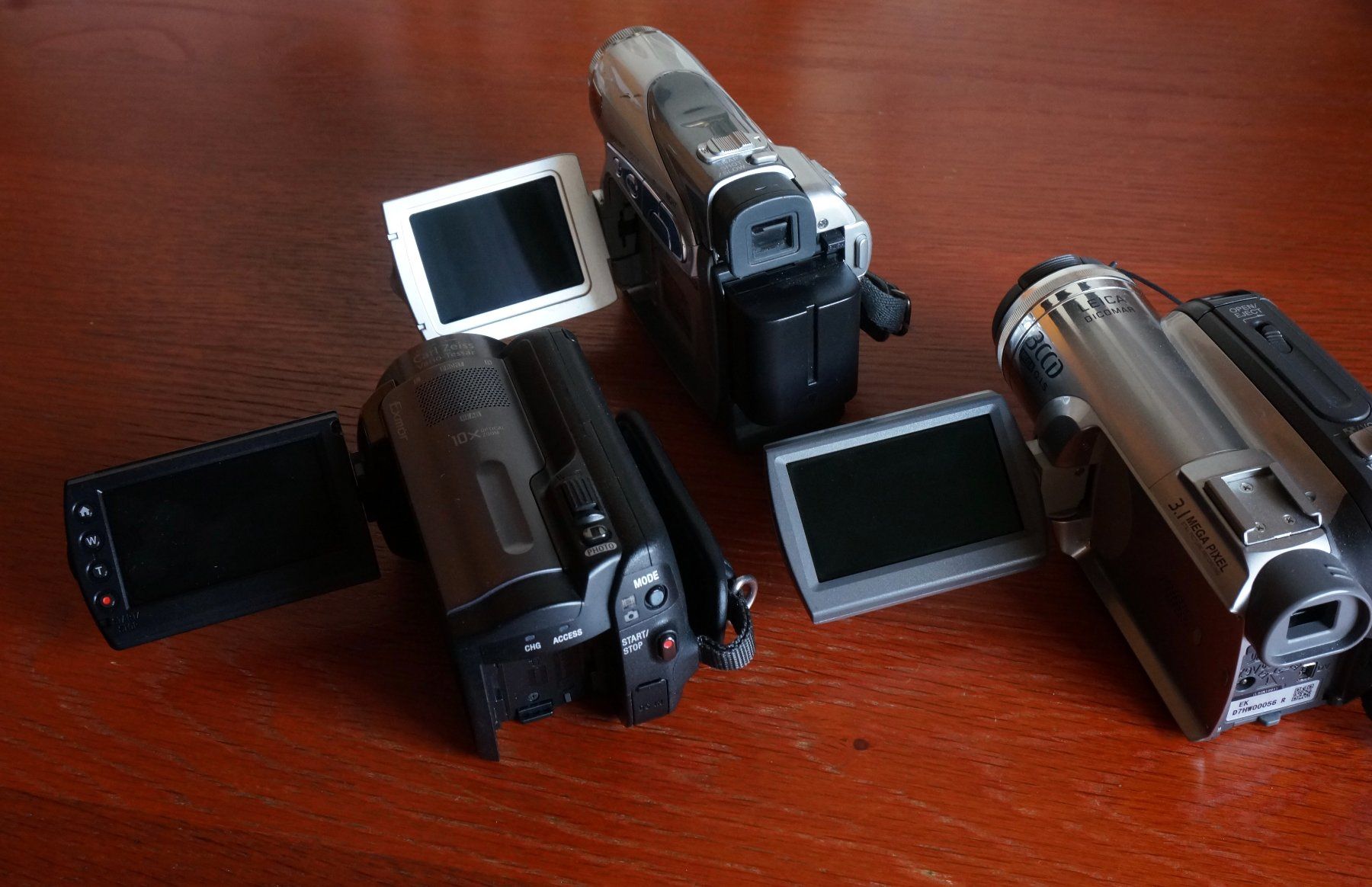 Videocamere: 3 Digital-Camcorder im Set: Sony, JVC, Panasonic "DEFEKT" – Difettoso da Spreitenbach venduto da Salesmanship 2