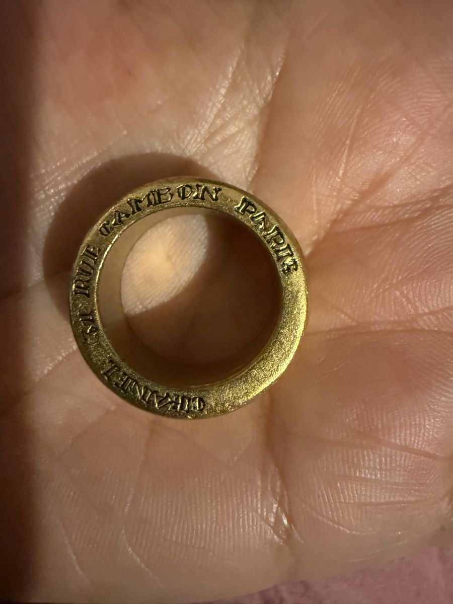Chanel Anelli: Chanel bague vintage originale 1.- – Usato da Lausanne venduto da Tounitz 2