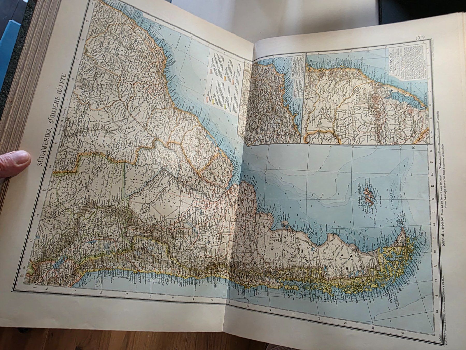 Libri: Andrees Handatlas vierte Auflage 1899 - A. Scobel – Usato da Walterswil BE venduto da Lonitti 7