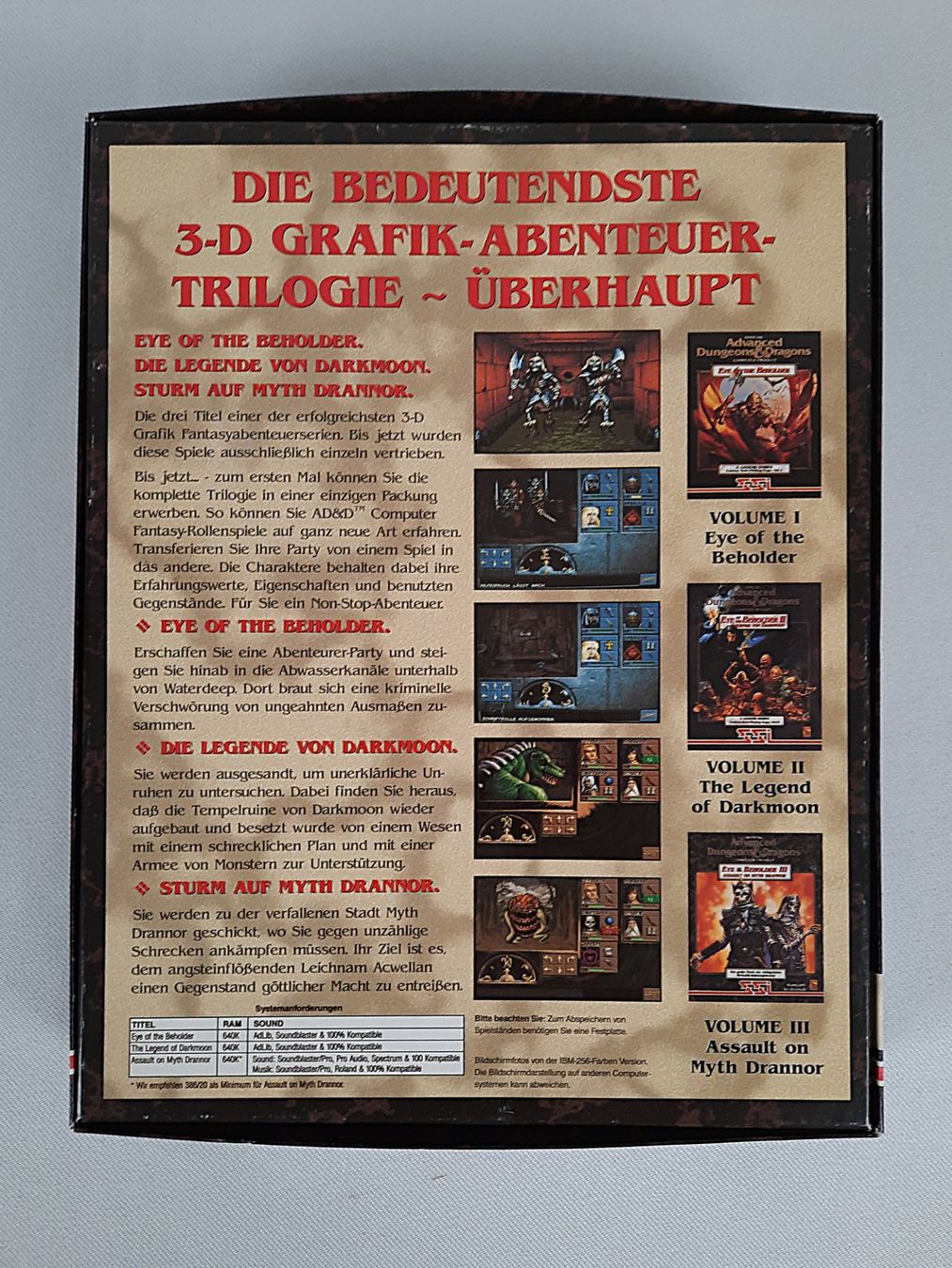 Spiele: Eye of the Beholder Trilogie-PC – Gebraucht aus Beinwil am See von Restwert_Beinwil 1