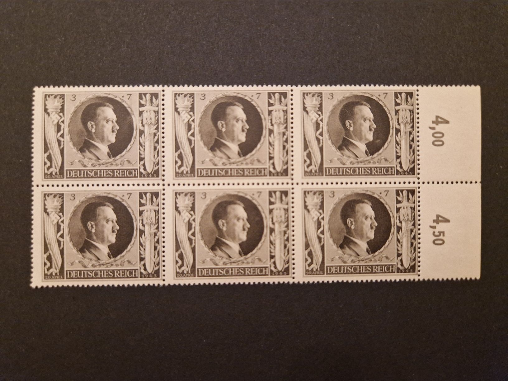 Tous les timbres: Deutsches Reich Block Adolf Hitler postfrisch – Neuf (Voir description) à St. Gallen par Enrico_SG