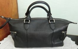 Sac à main LONGCHAMP en cuir noir