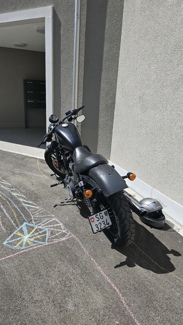 Harley-Davidson Chopper: Harley-Davidson Sportster 883 Iron N – Usato da Schwarzenbach SG venduto da jas_5sms 1