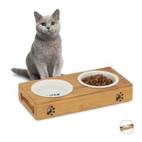 BAMBUS-KERAMIK NAPF BAR Katze und Hund